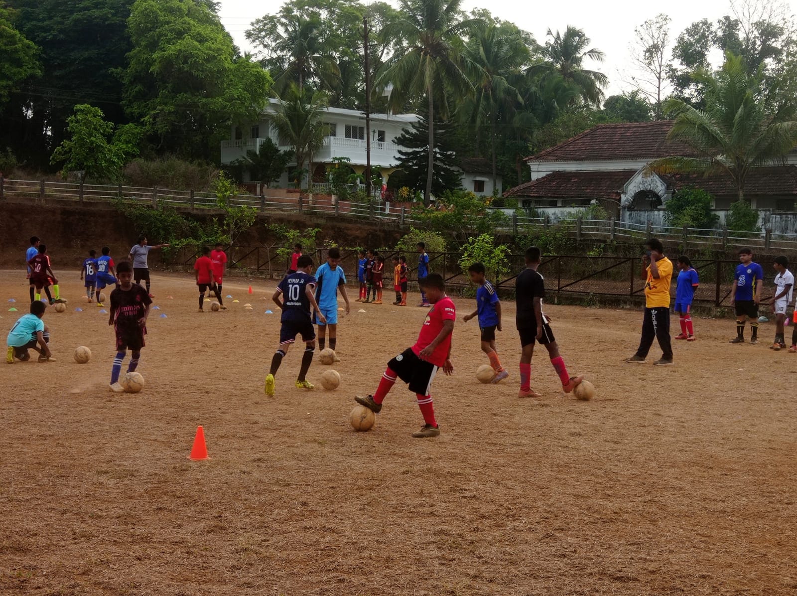 Football coaching camp underway.jpeg