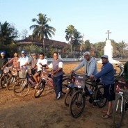 Cycling to say NO to plastic shopping bags
