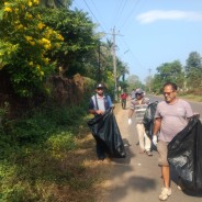GBE cleans Chandor Cavorim roadside garbage