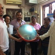 GBE donates convex mirrors, water filter