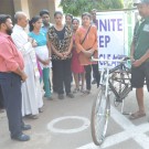 Tri-cycle for cleanliness