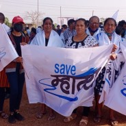 Twin Villagers join protest to protect Mhadei waters
